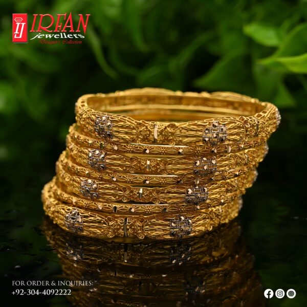 Gold Bangle Design 018