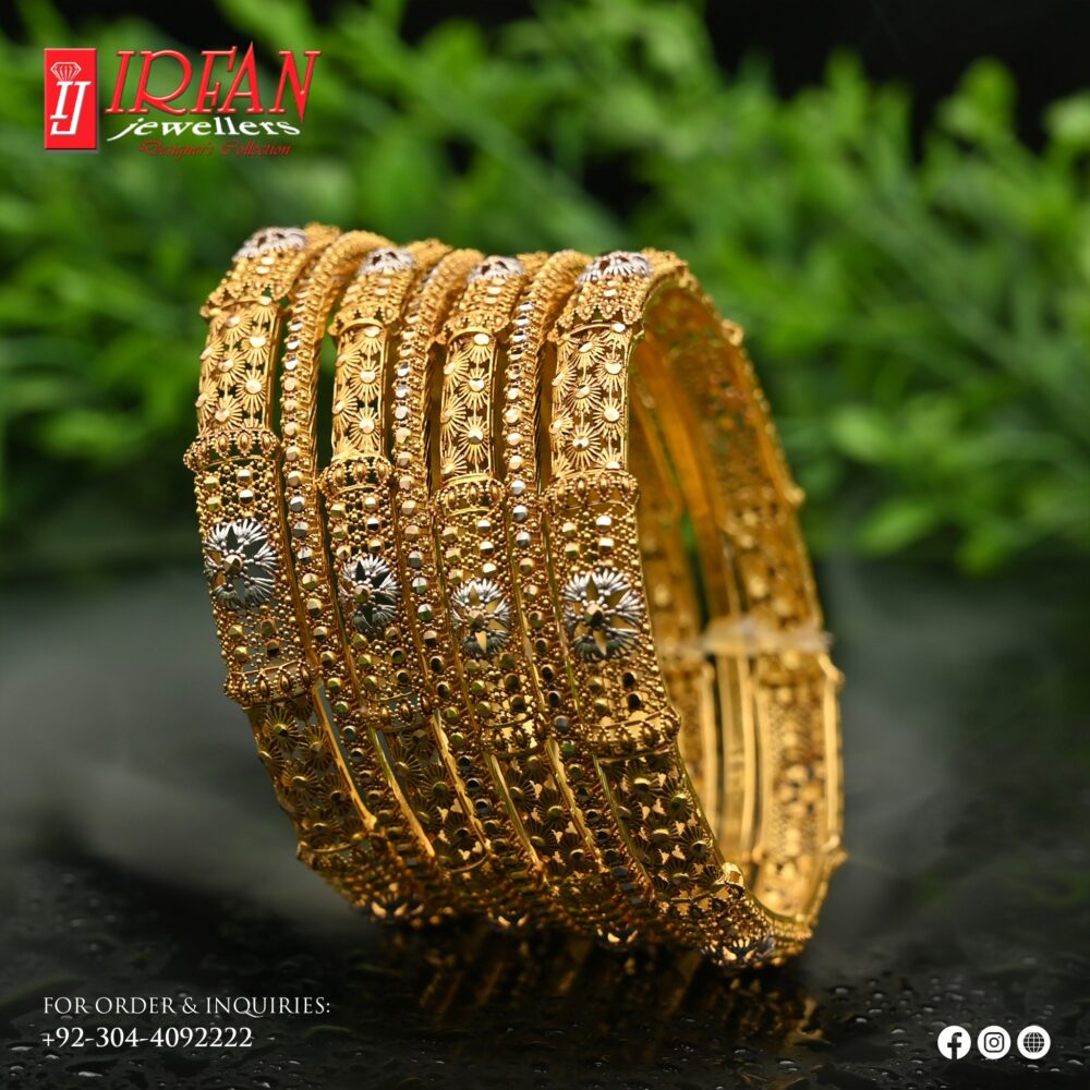 Gold Bangle Design 019