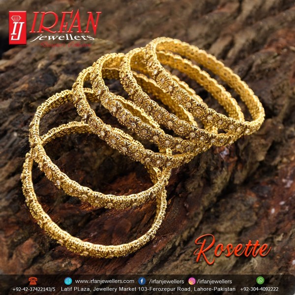 Gold Bangles Design 002