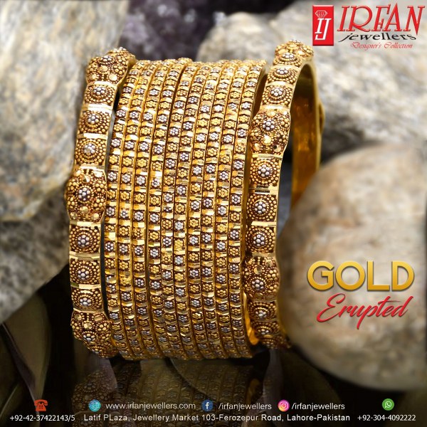 Gold Bangles Design 003