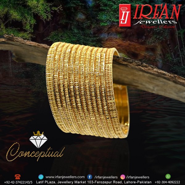 Gold Bangles Design 007